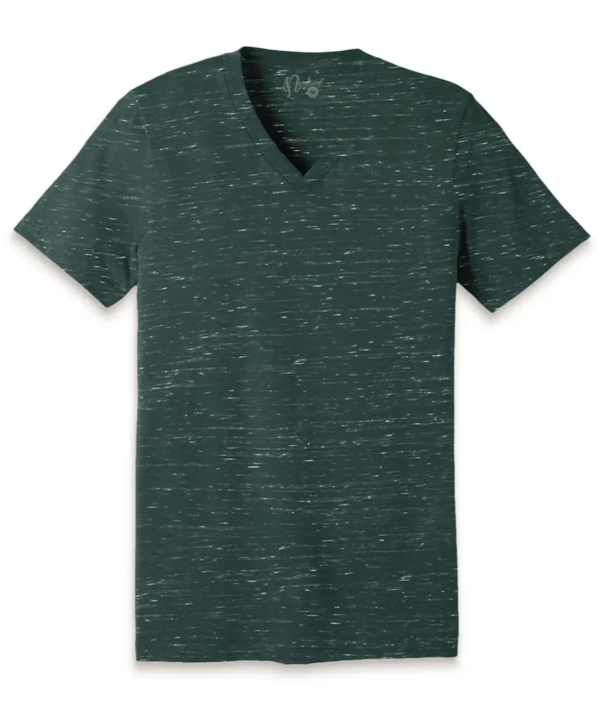 Nayked Apparel T-Shirts>Women'S Marbled Jersey V-Neck T-Shirt