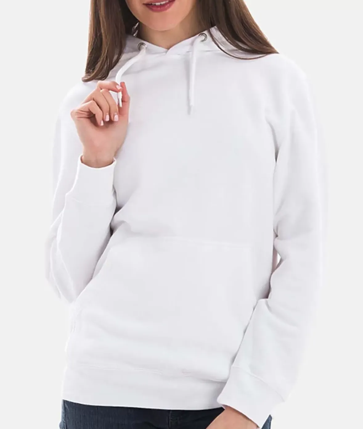 Nayked Apparel Tops>Women'S Midweight Oversized Premium Pullover Sweatshirt Hoodie