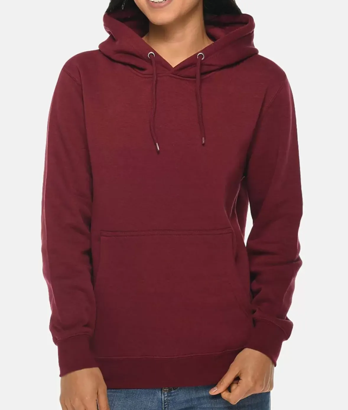 Nayked Apparel Tops>Women'S Midweight Oversized Premium Pullover Sweatshirt Hoodie