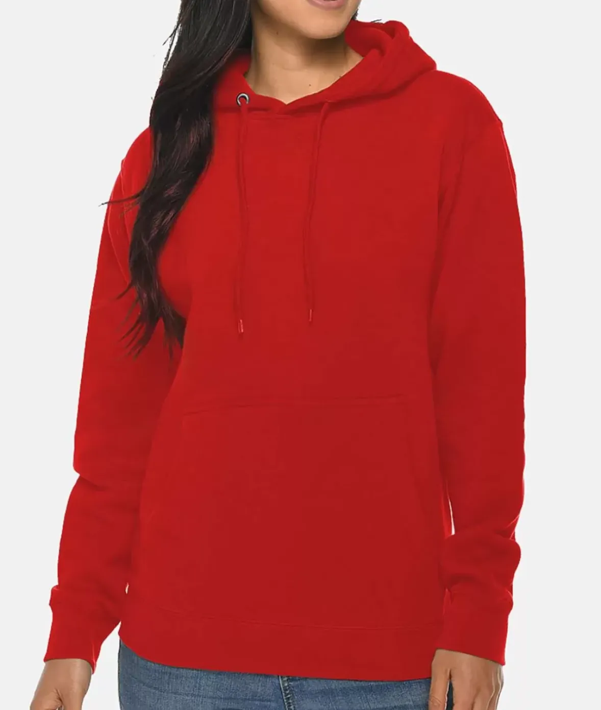 Nayked Apparel Tops>Women'S Midweight Oversized Premium Pullover Sweatshirt Hoodie