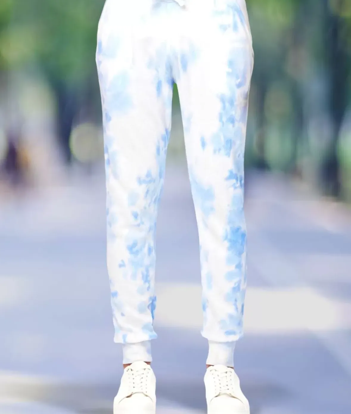Nayked Apparel Athleisure>Women'S Oversized Soft Washed Tie Dye Fleece Joggers