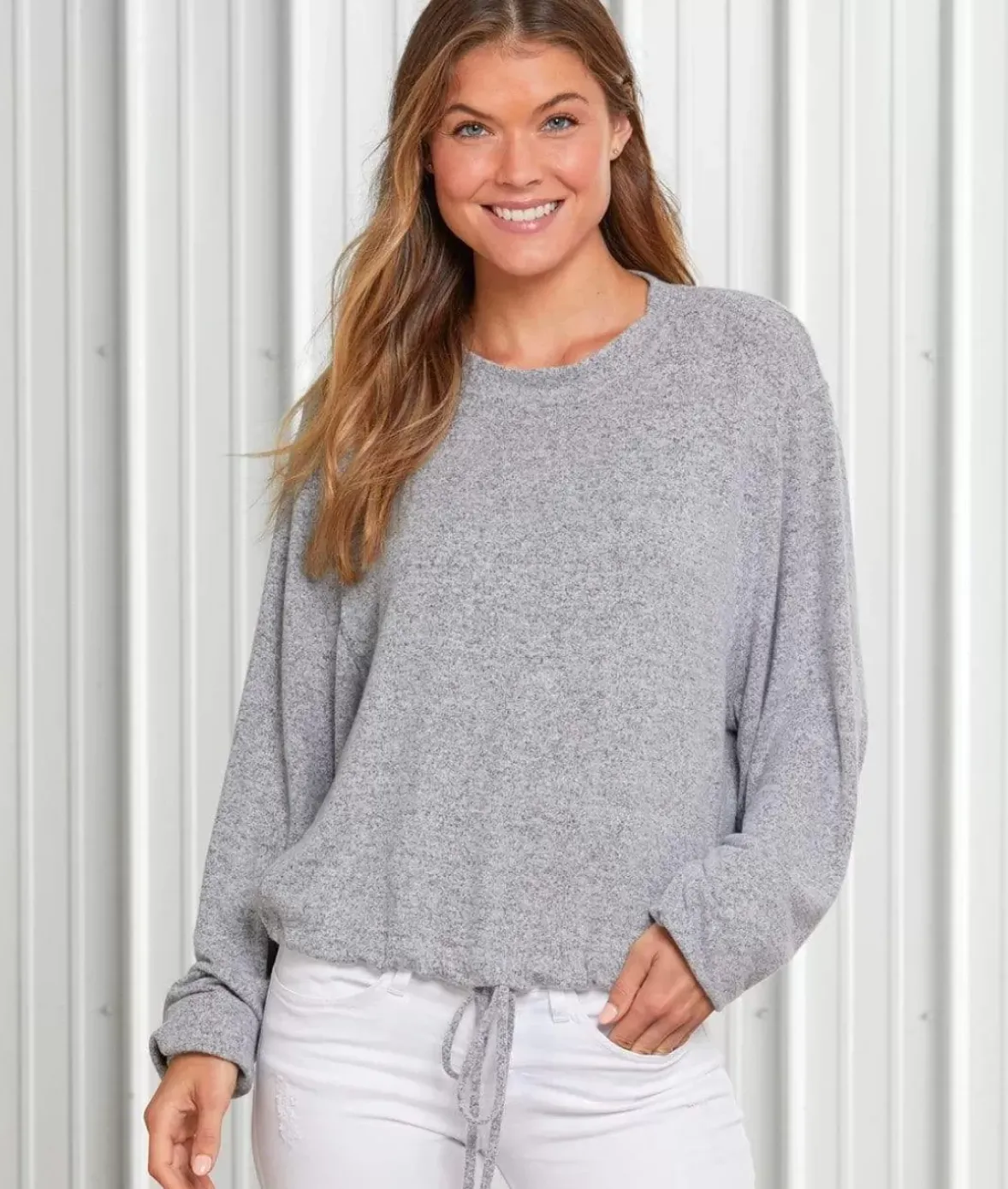 Nayked Apparel Tops>Women'S Ridiculously Buttery Soft Long Sleeve Drawstring Pullover | Soft Pullover