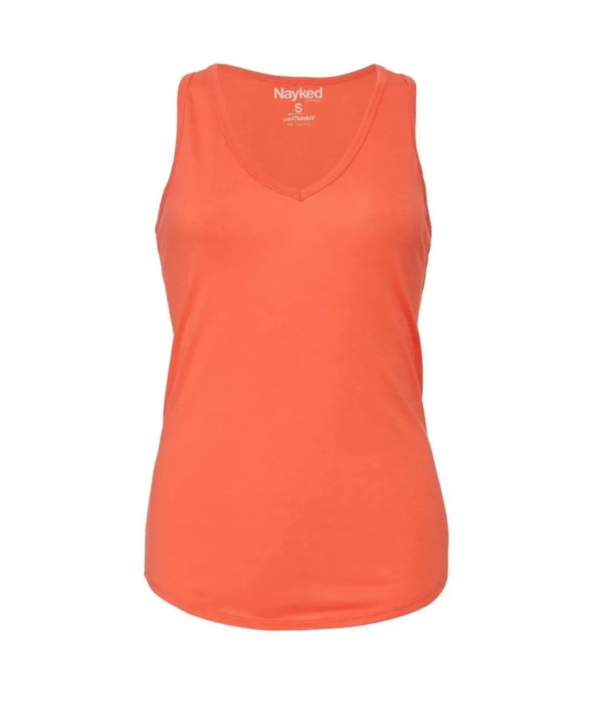 Nayked Apparel Tops>Women'S Ridiculously Soft Lightweight Flowy V-Neck Tank Top