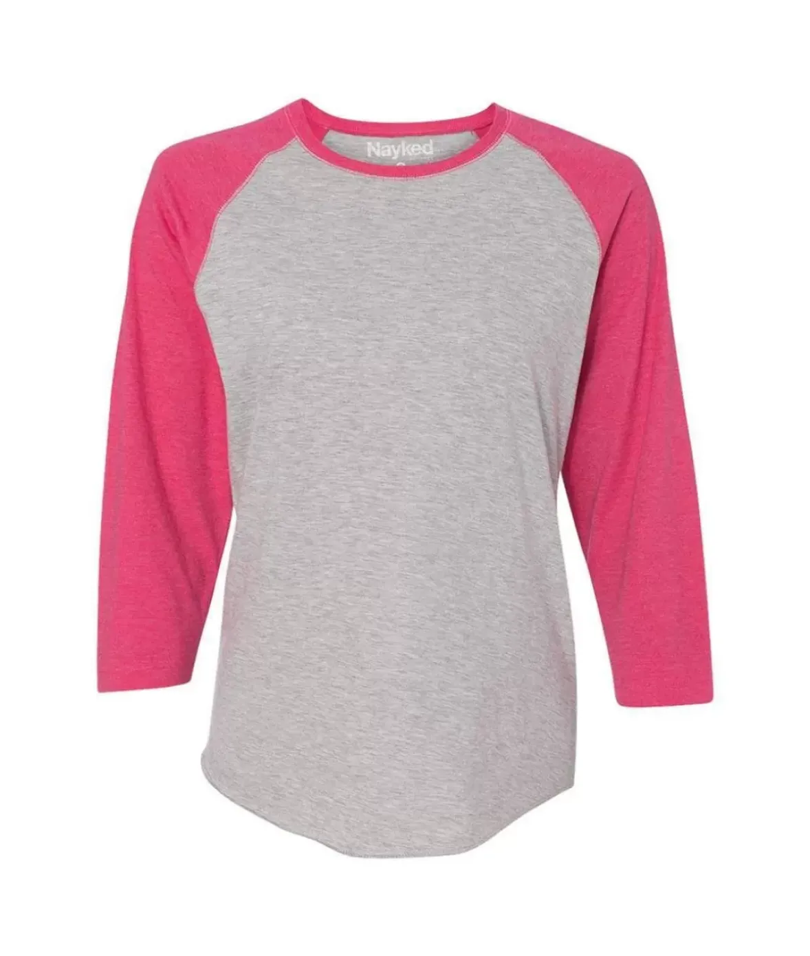 Nayked Apparel Tops>Women'S Ridiculously Soft Midweight Baseball Tee