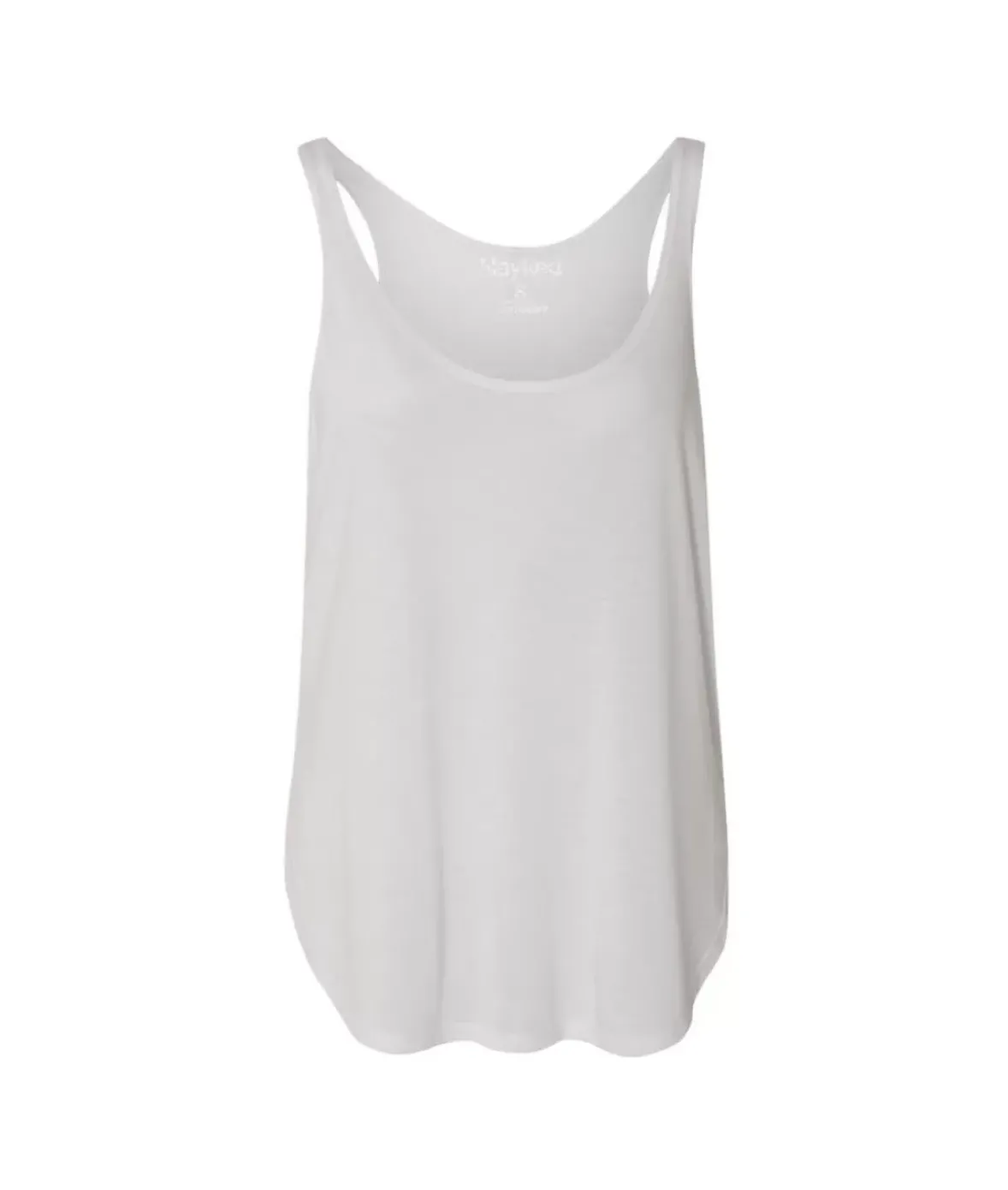 Nayked Apparel Tank Tops>Women'S Ridiculously Soft Lightweight Flowy Tank Top With Side Slits