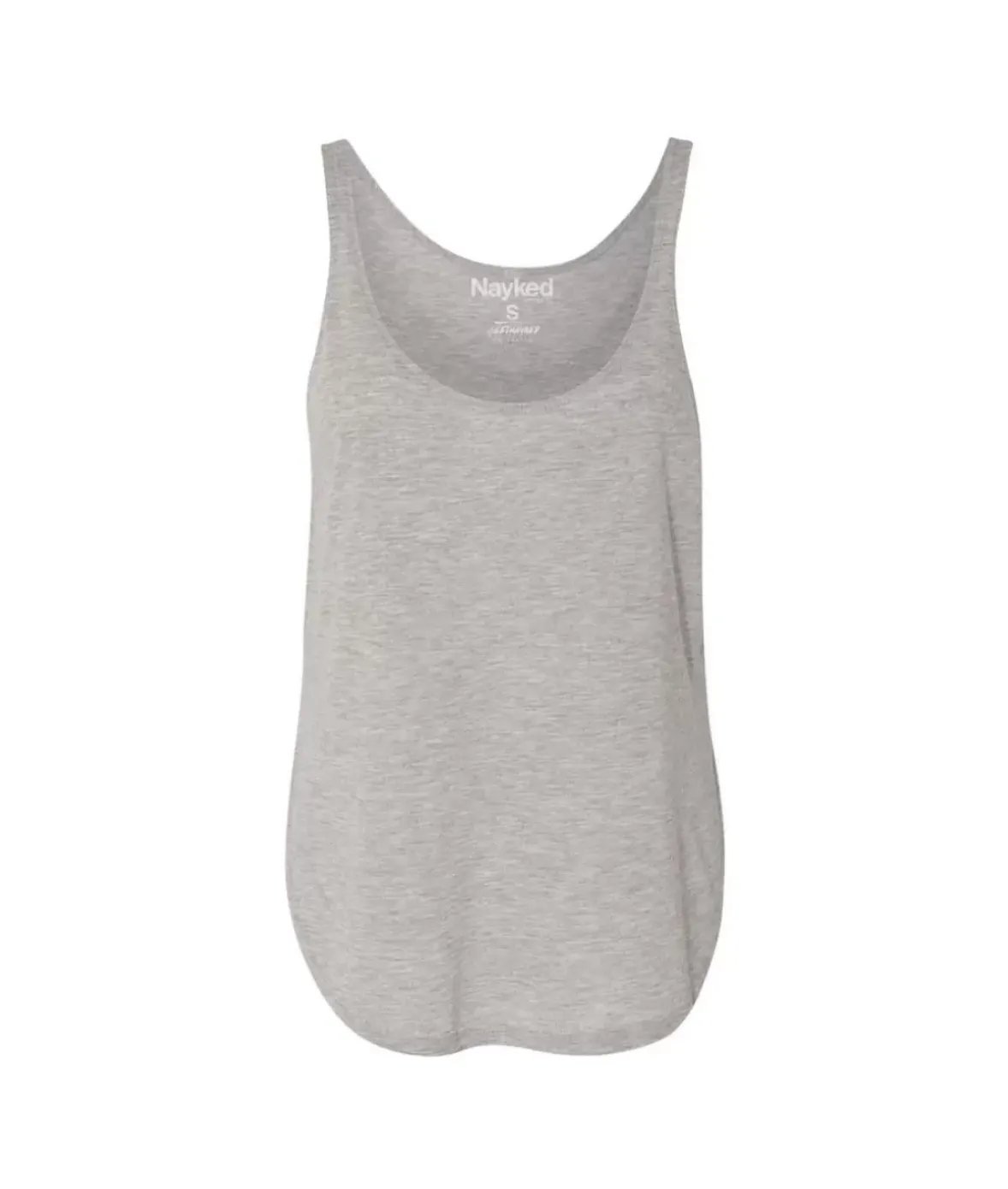 Nayked Apparel Tank Tops>Women'S Ridiculously Soft Lightweight Flowy Tank Top With Side Slits