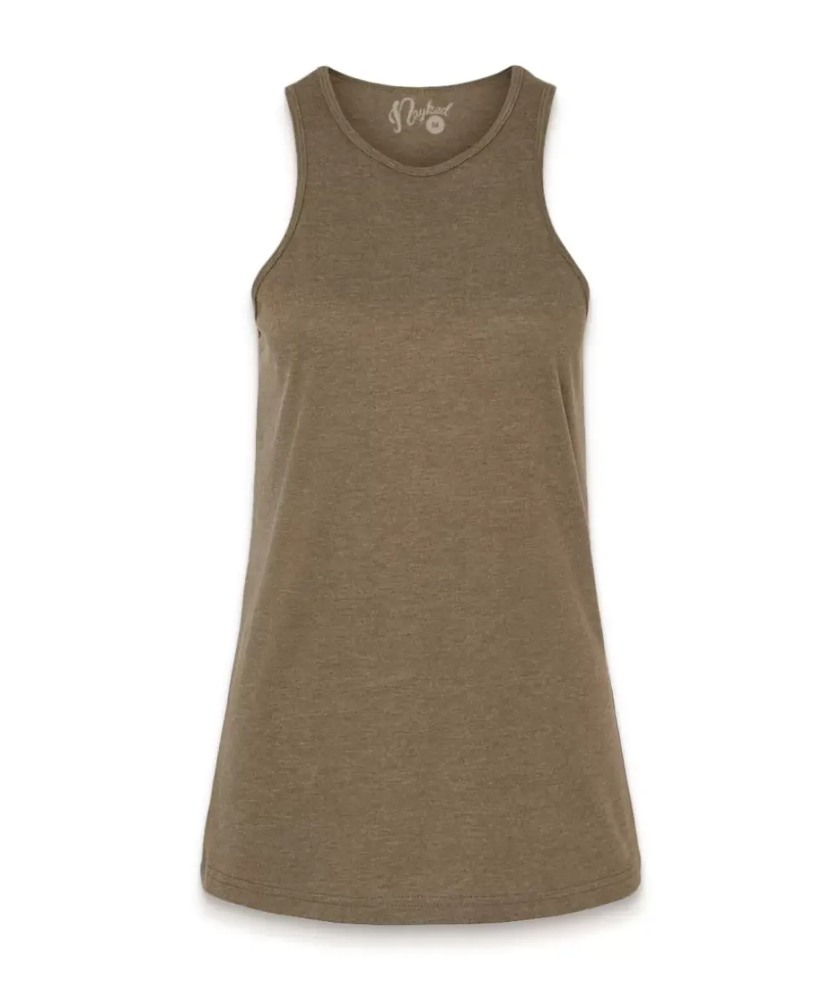 Nayked Apparel Tank Tops>Women'S Ridiculously Soft Recycled Racerneck Tank