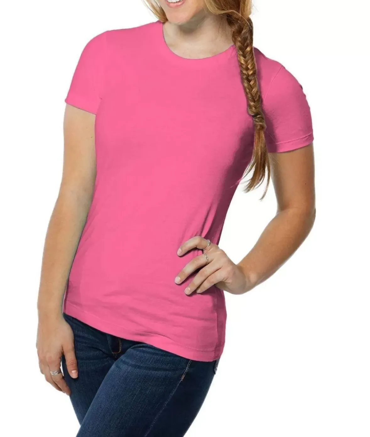 Nayked Apparel T-Shirts>Women'S Ridiculously Soft Boyfriend Crew T-Shirt