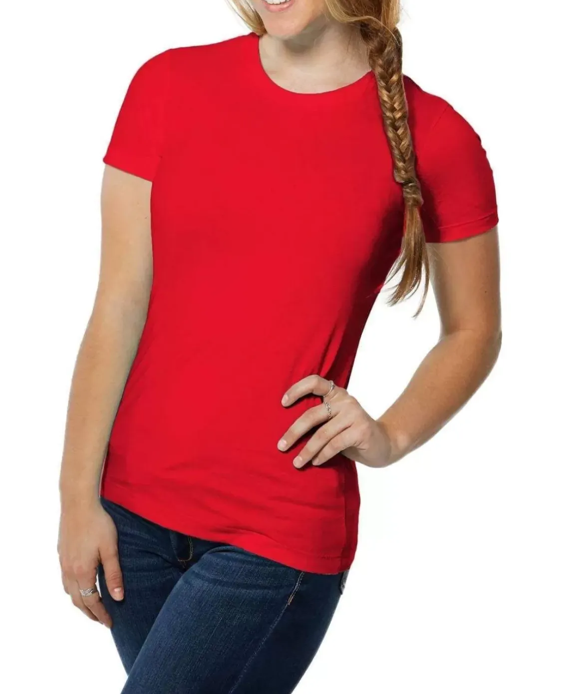 Nayked Apparel T-Shirts>Women'S Ridiculously Soft Boyfriend Crew T-Shirt