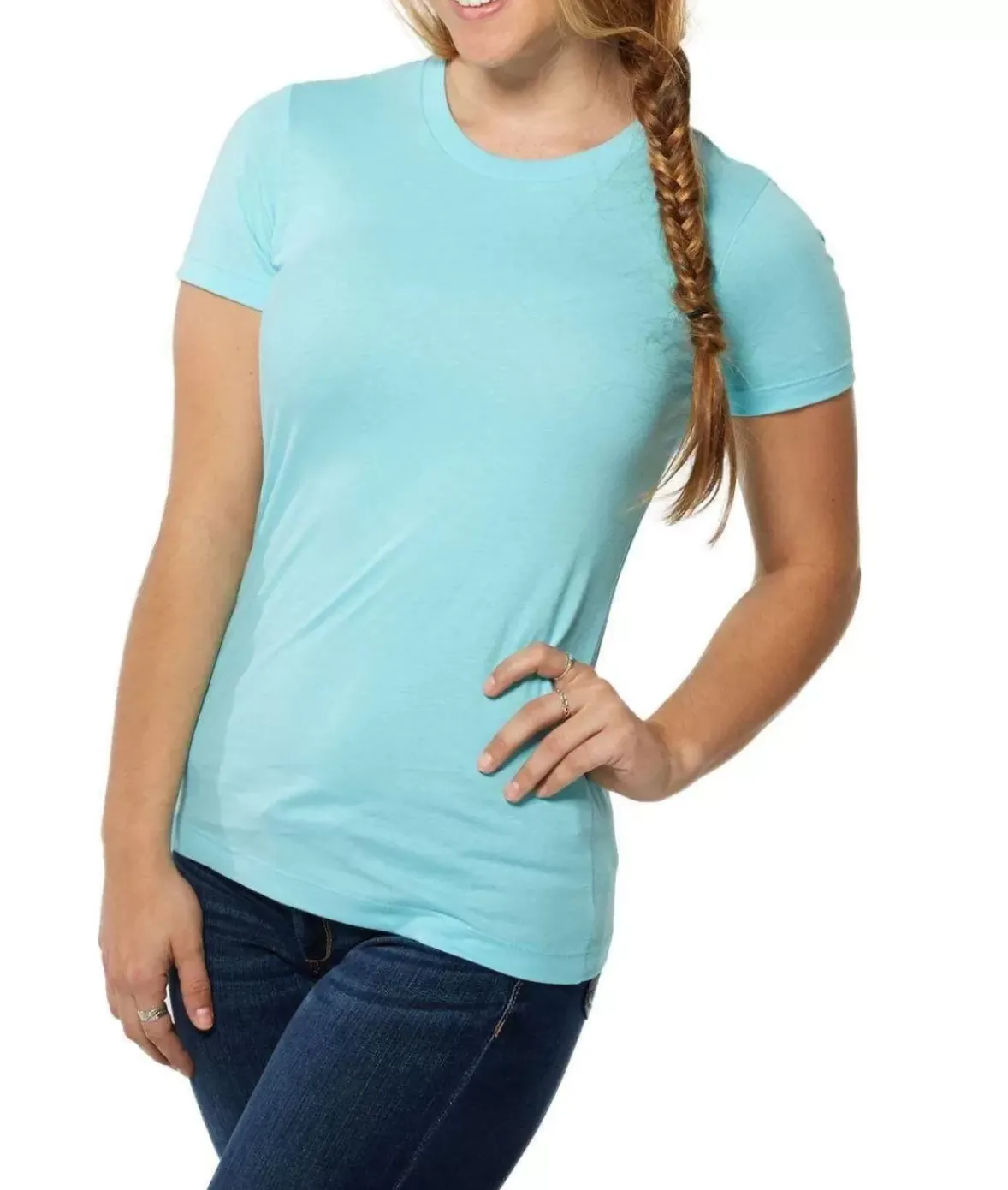 Nayked Apparel T-Shirts>Women'S Ridiculously Soft Boyfriend Crew T-Shirt