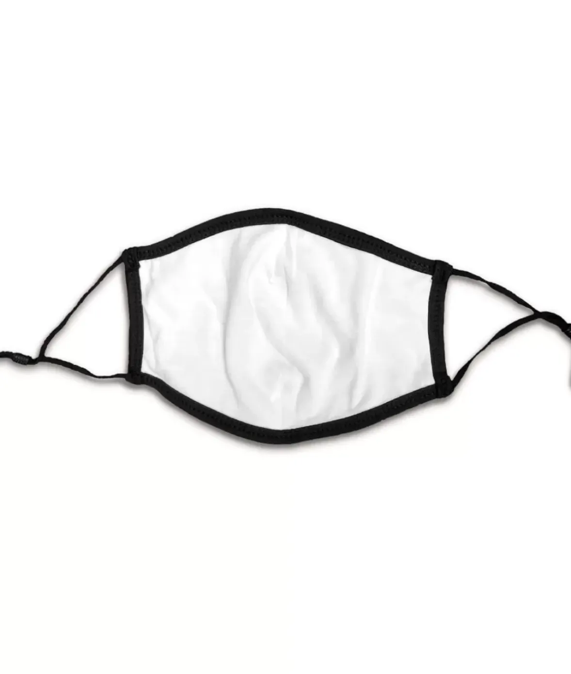 Nayked Apparel Accessories>Women'S Ridiculously Soft Bandana Print 2-Layer Face Mask With Adjustable Ear Loops White