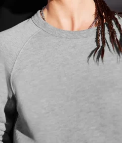 Nayked Apparel Tops>Women'S Ridiculously Soft Lightweight Heathered Oversized Fleece Pullover Sweatshirt