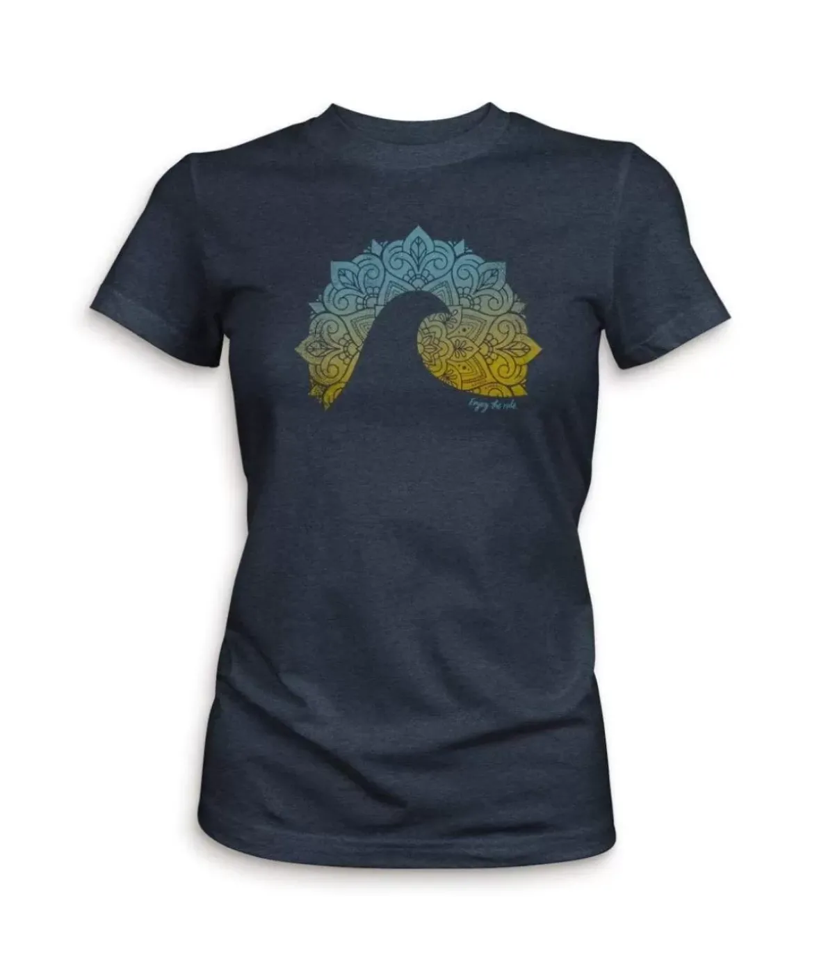 Nayked Apparel T-Shirts>Women'S Ridiculously Soft Midweight Graphic Tee | Enjoy The Ride