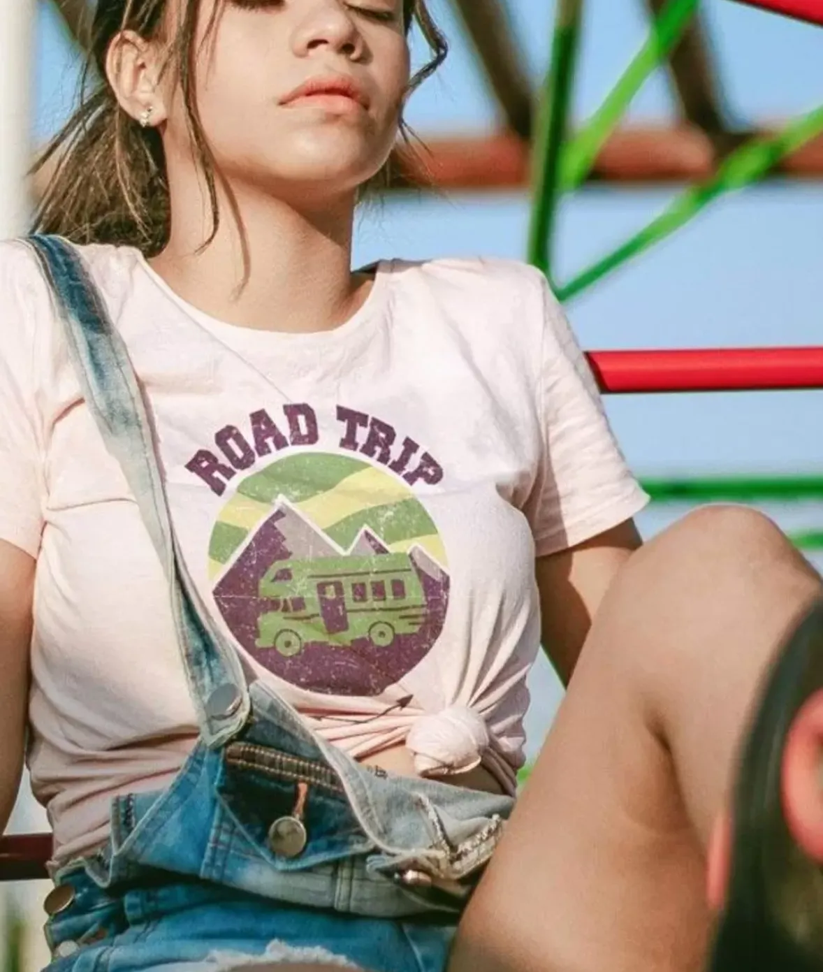 Nayked Apparel T-Shirts>Women'S Ridiculously Soft Graphic Tee | Road Trip