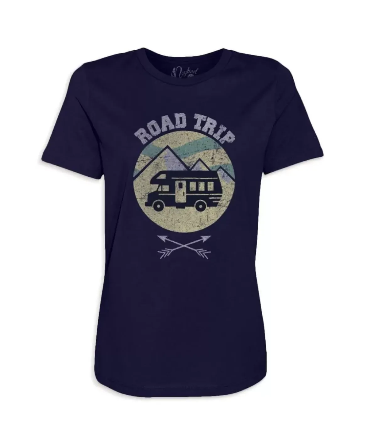 Nayked Apparel T-Shirts>Women'S Ridiculously Soft Graphic Tee | Road Trip