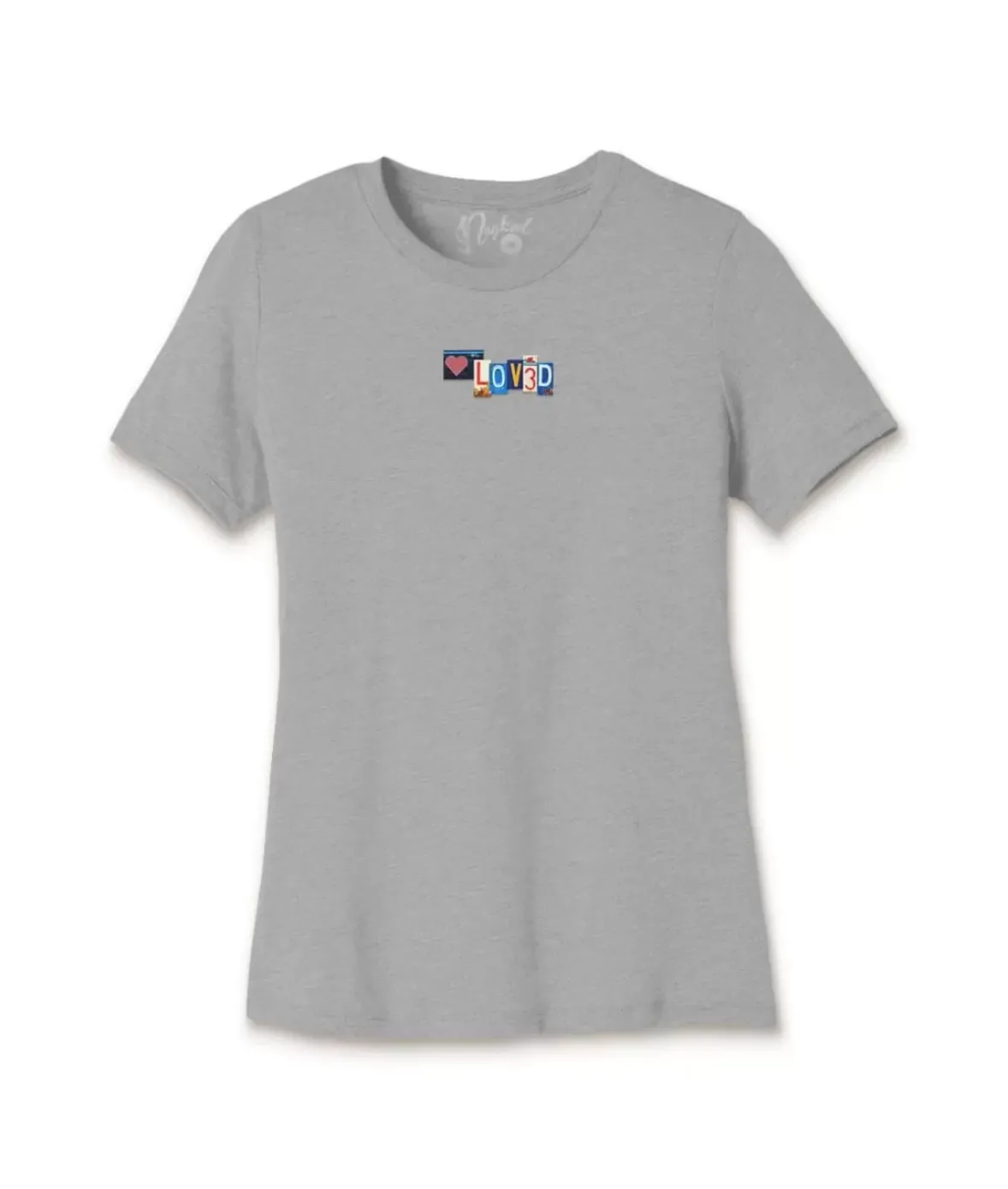 Nayked Apparel Tops>Women'S Ridiculously Soft Lightweight Graphic Tee | Loved