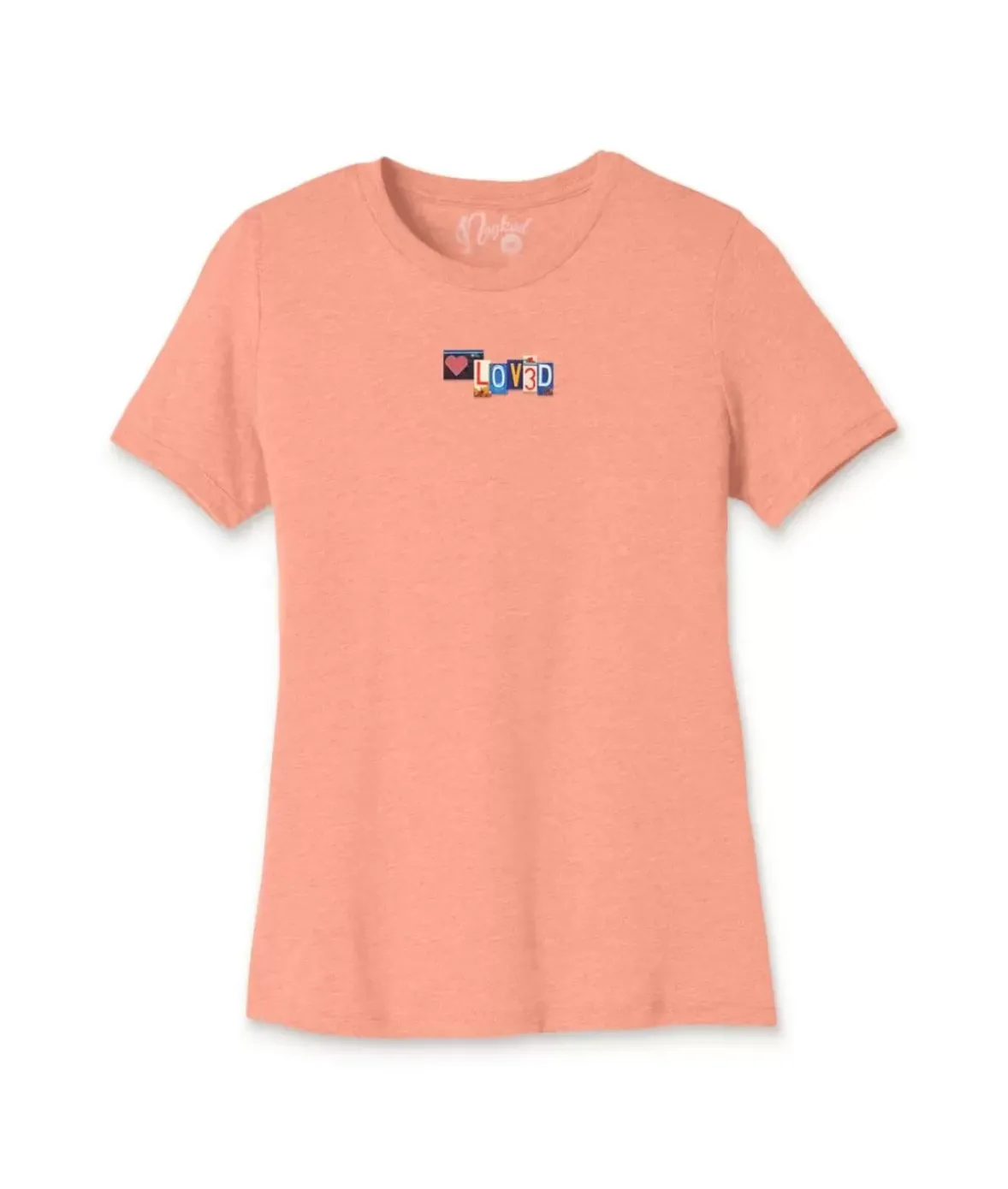 Nayked Apparel Tops>Women'S Ridiculously Soft Lightweight Graphic Tee | Loved