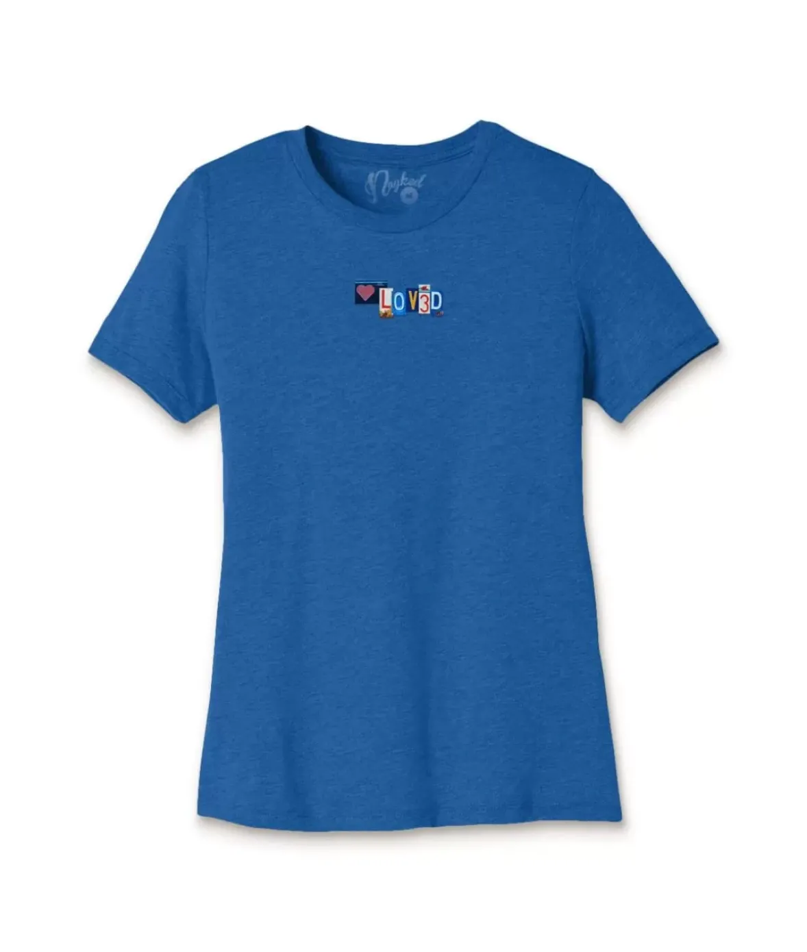 Nayked Apparel Tops>Women'S Ridiculously Soft Lightweight Graphic Tee | Loved