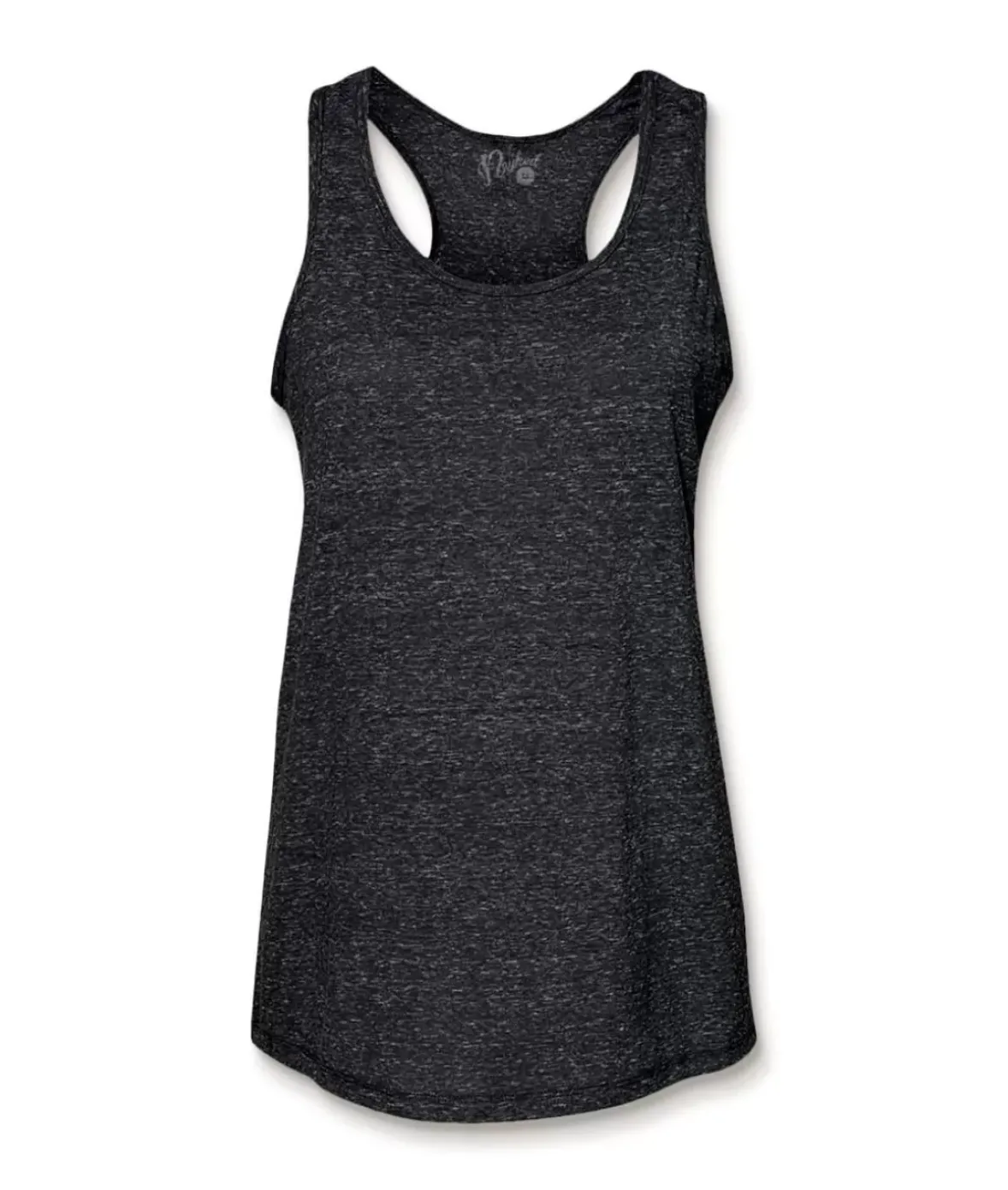 Nayked Apparel Tank Tops>Women'S Ridiculously Soft Snow Heather Racerback Tank Top