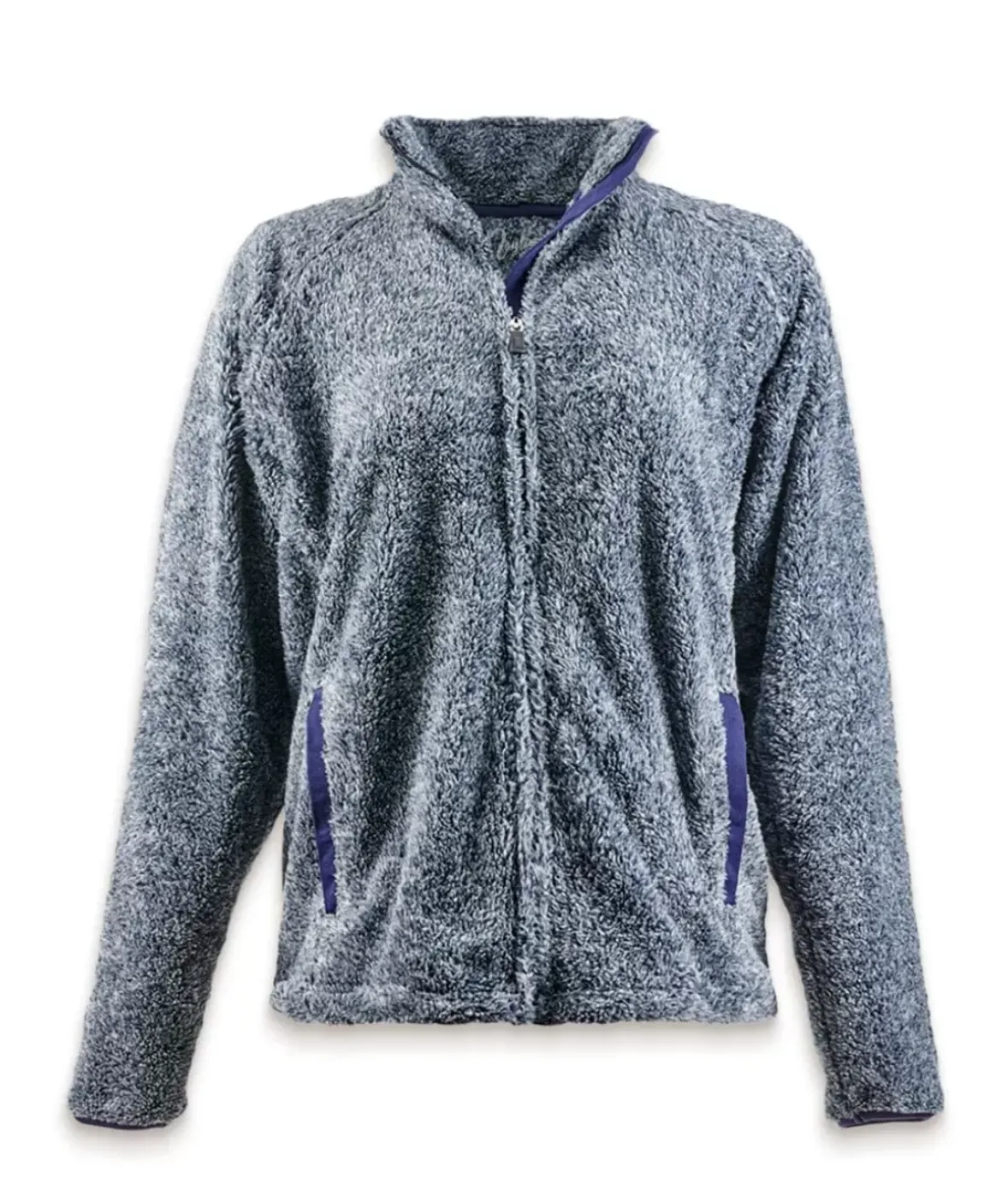 Nayked Apparel Athleisure>Women'S Ridiculously Soft Shag Sherpa Full-Zip Jacket
