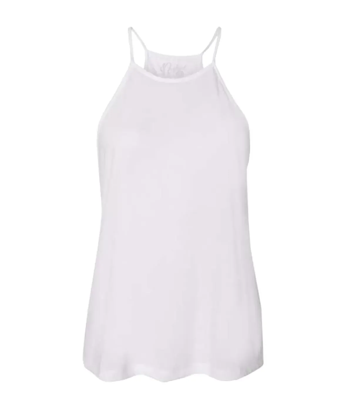 Nayked Apparel Tank Tops>Women'S Ridiculously Soft Lightweight Flowy High Neck Tank Top