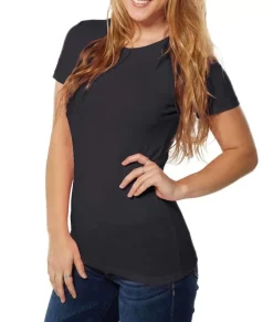 Nayked Apparel Tops>Women'S Ridiculously Soft Lightweight Crew Neck T-Shirt