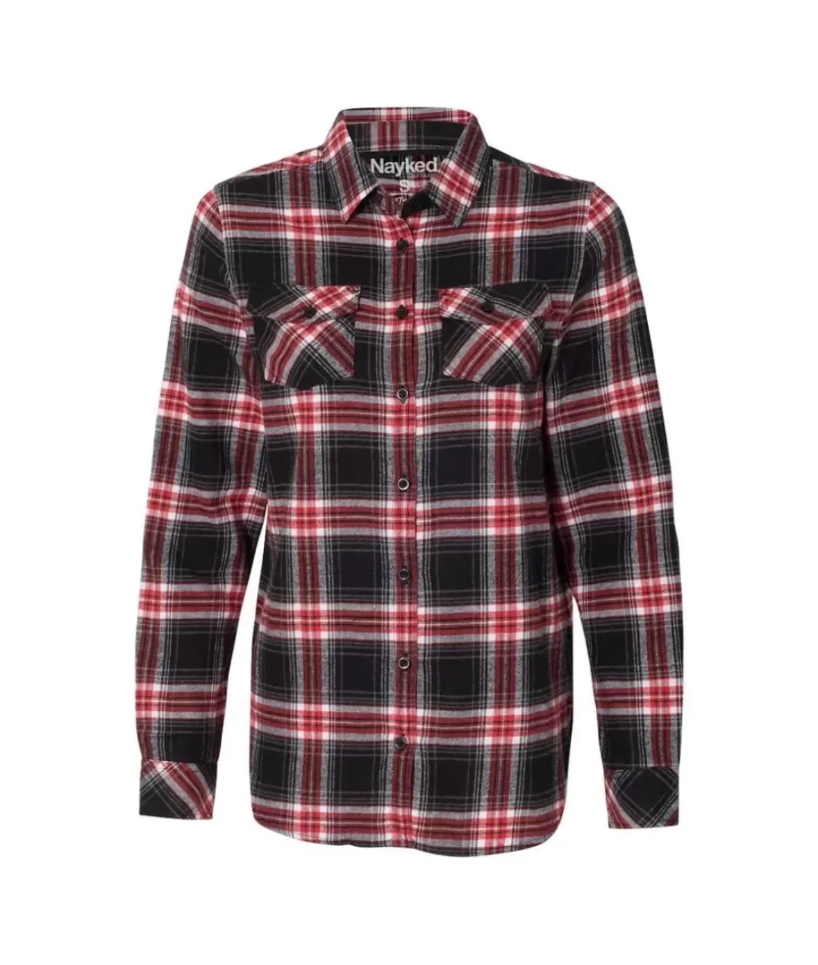 Nayked Apparel Tops>Women'S Ridiculously Soft Flannel Boyfriend Shirt