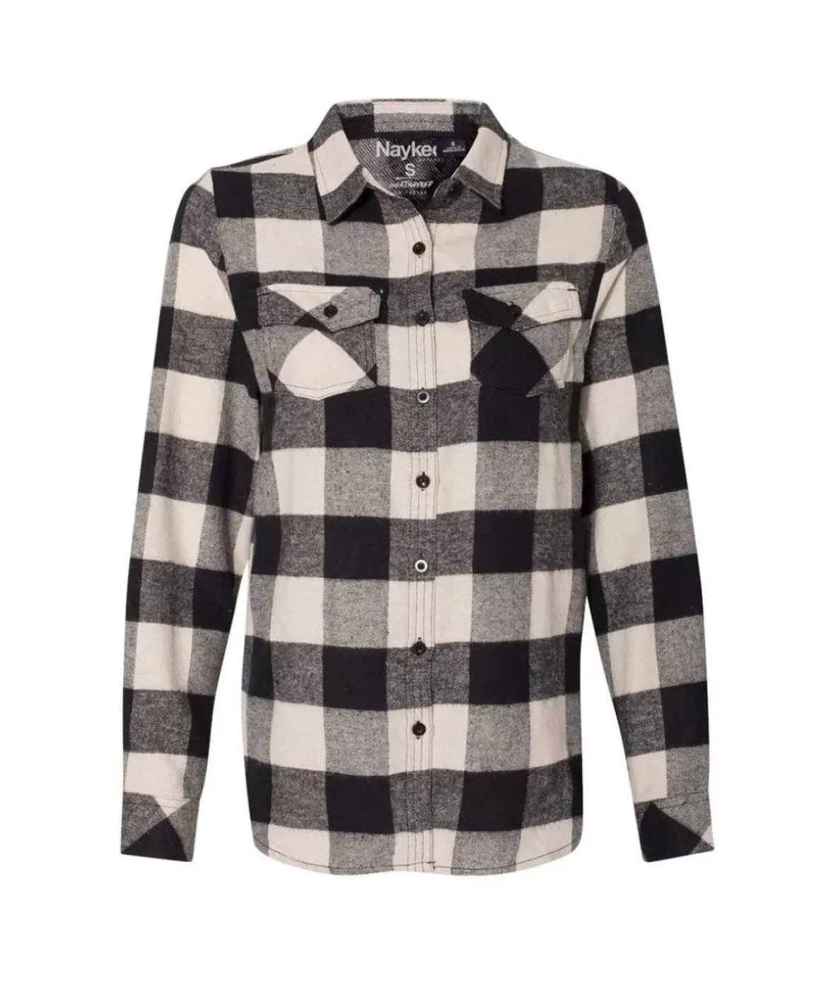Nayked Apparel Tops>Women'S Ridiculously Soft Flannel Boyfriend Shirt