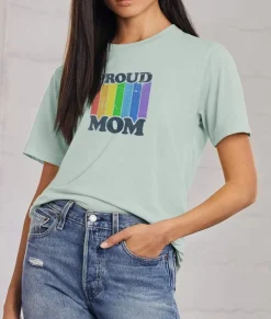 Nayked Apparel T-Shirts>Women'S Ridiculously Soft Oversized Lightweight Graphic T-Shirt | Proud Mom