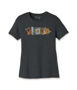 Nayked Apparel Tops>Women'S Ridiculously Soft Lightweight Graphic Tee | Wild & Free