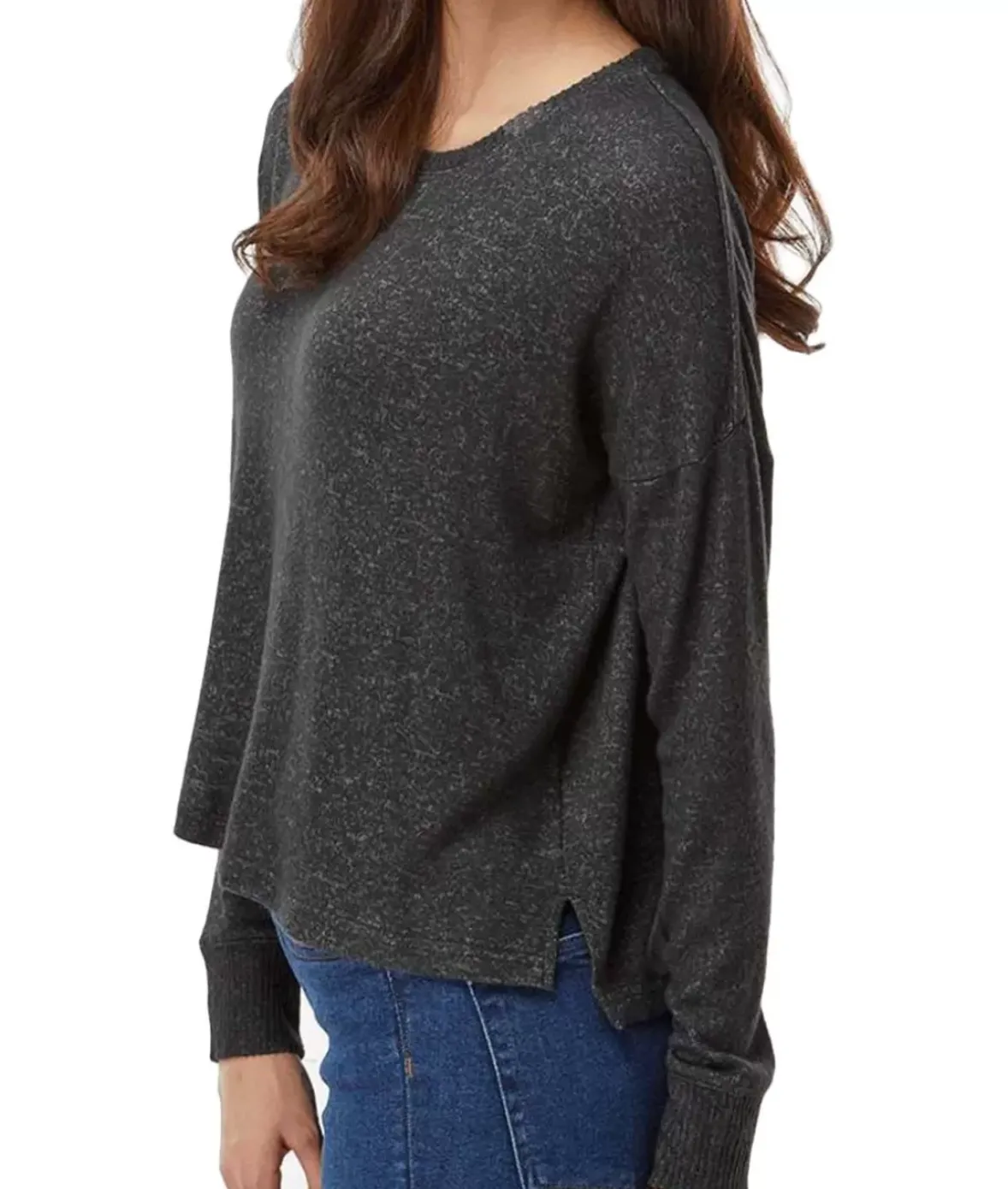 Nayked Apparel Tops>Women'S Ridiculously Soft Cuddle Fleece Boxy Pullover