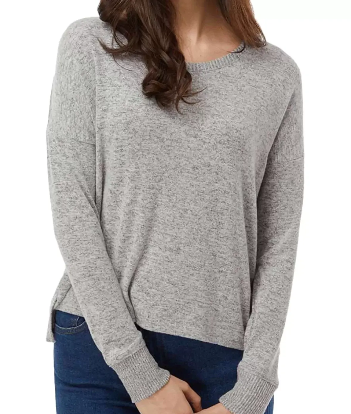 Nayked Apparel Tops>Women'S Ridiculously Soft Cuddle Fleece Boxy Pullover