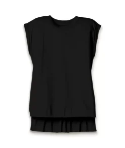 Nayked Apparel T-Shirts>Women'S Ridiculously Soft Flowy Rolled Cuffs Muscle Tee