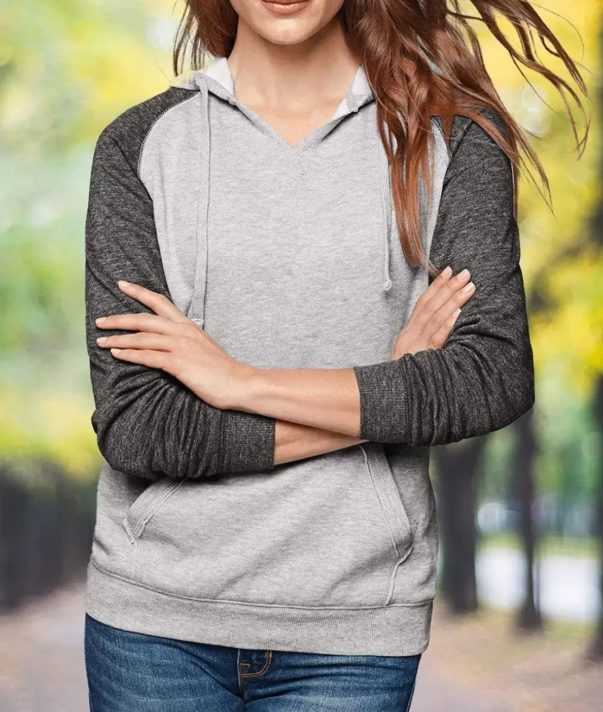 Nayked Apparel Hoodies & Sweatshirts>Women'S Ridiculously Soft Raglan Fleece Hoodie