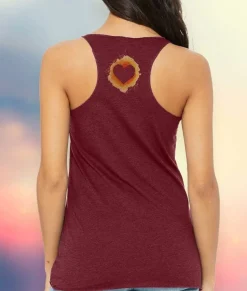 Nayked Apparel Tops>Women'S Ridiculously Soft Lightweight Graphic Racerback Tank | Love Is Love