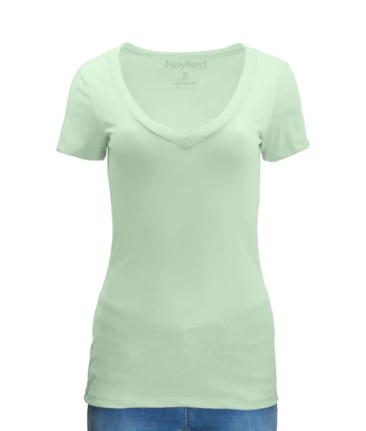 Nayked Apparel T-Shirts>Women'S Ridiculously Soft Midweight V-Neck T-Shirt