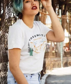 Nayked Apparel Tops>Women'S Ridiculously Soft Graphic Tee | Yosemite National Park