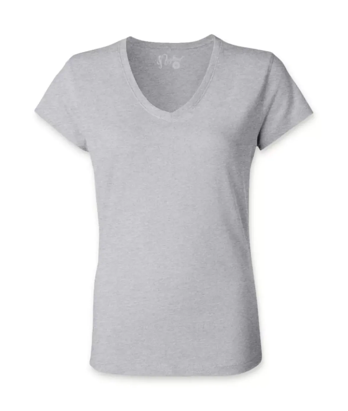 Nayked Apparel T-Shirts>Women'S Ridiculously Soft 100% Cotton Fitted V-Neck T-Shirt