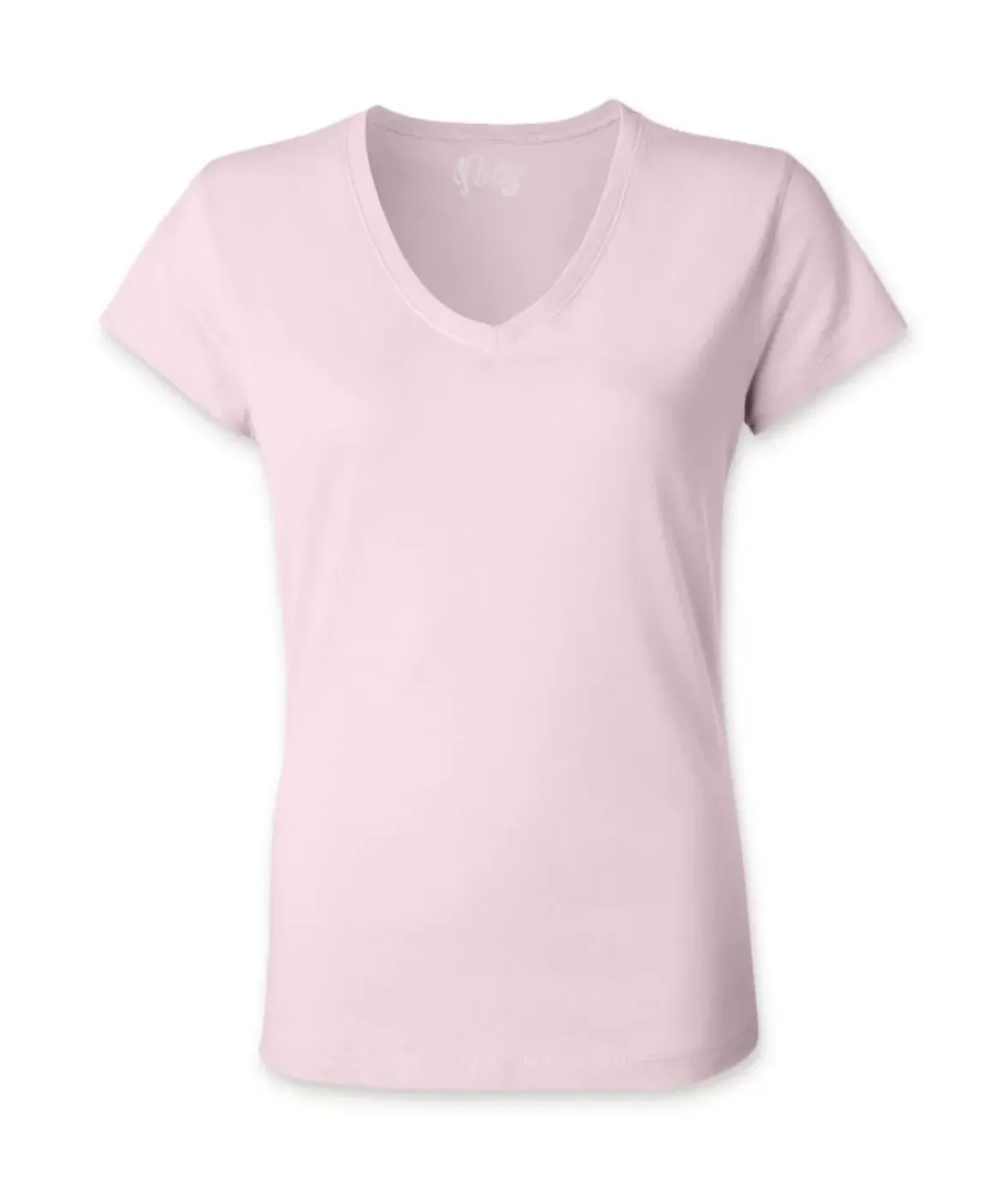 Nayked Apparel T-Shirts>Women'S Ridiculously Soft 100% Cotton Fitted V-Neck T-Shirt