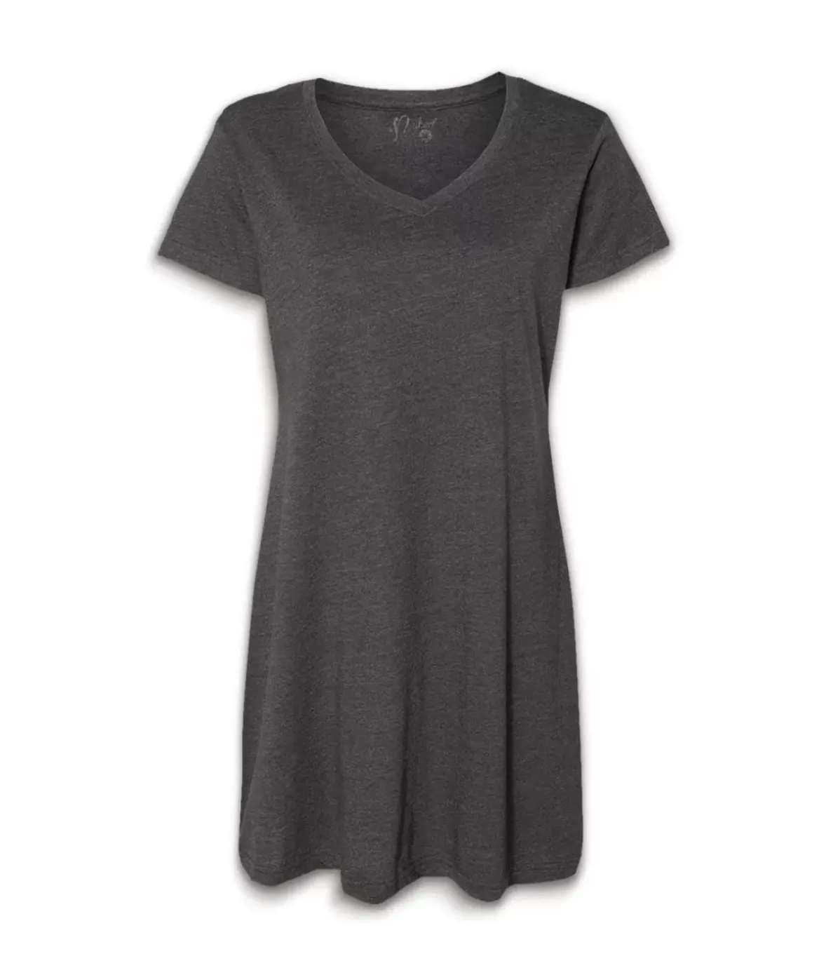 Nayked Apparel Tops>Women'S Ridiculously Soft V-Neck T-Shirt Dress
