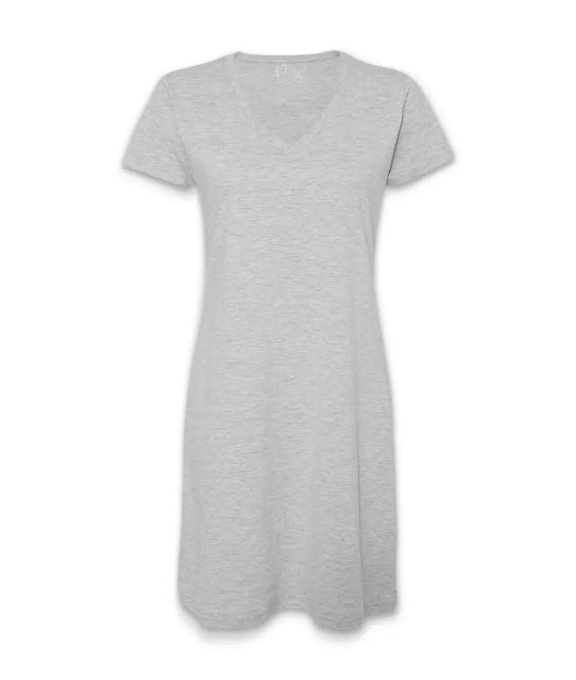 Nayked Apparel Tops>Women'S Ridiculously Soft V-Neck T-Shirt Dress
