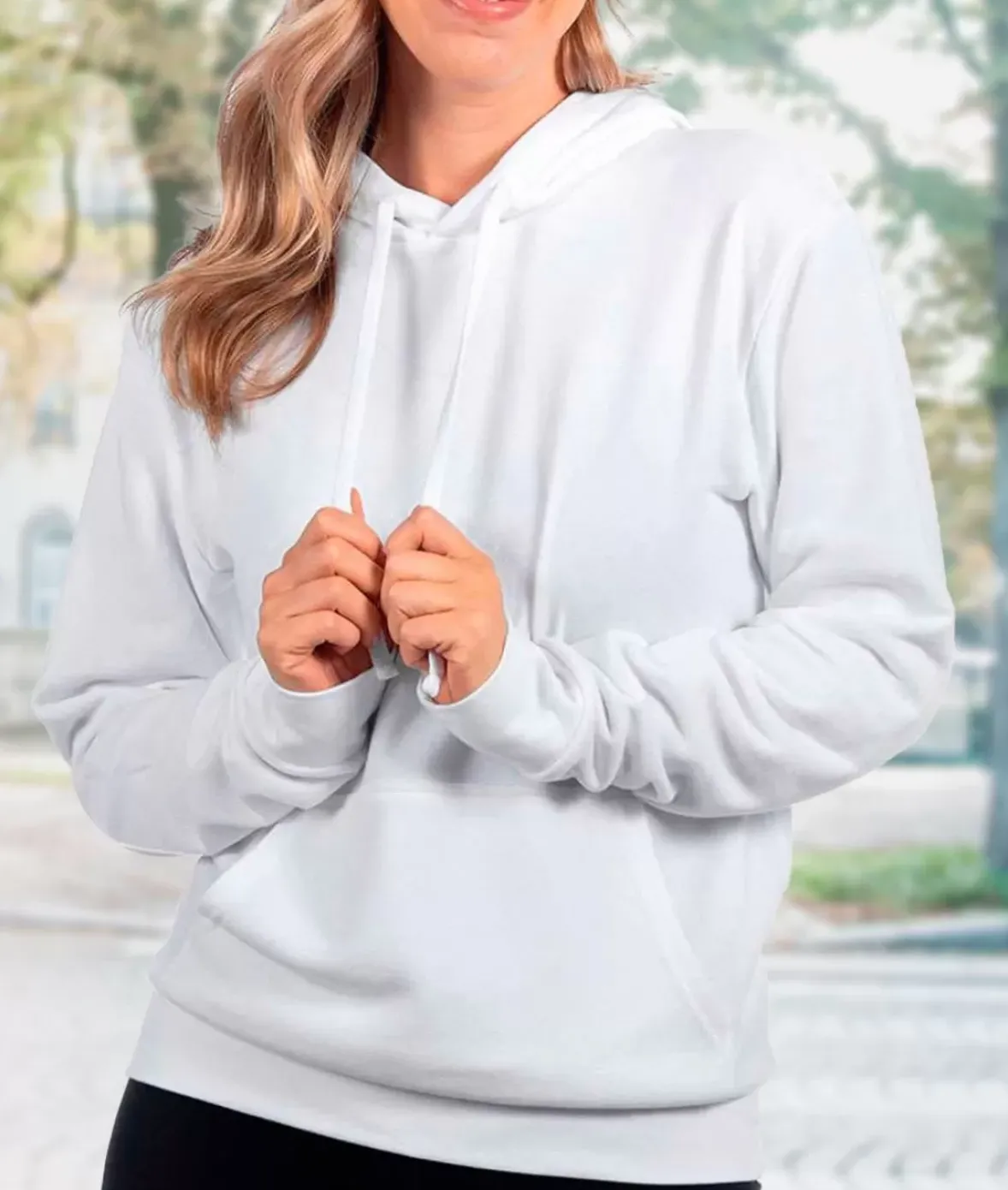 Nayked Apparel Tops>Women'S Ridiculously Soft Sueded French Terry Pullover Hoodie