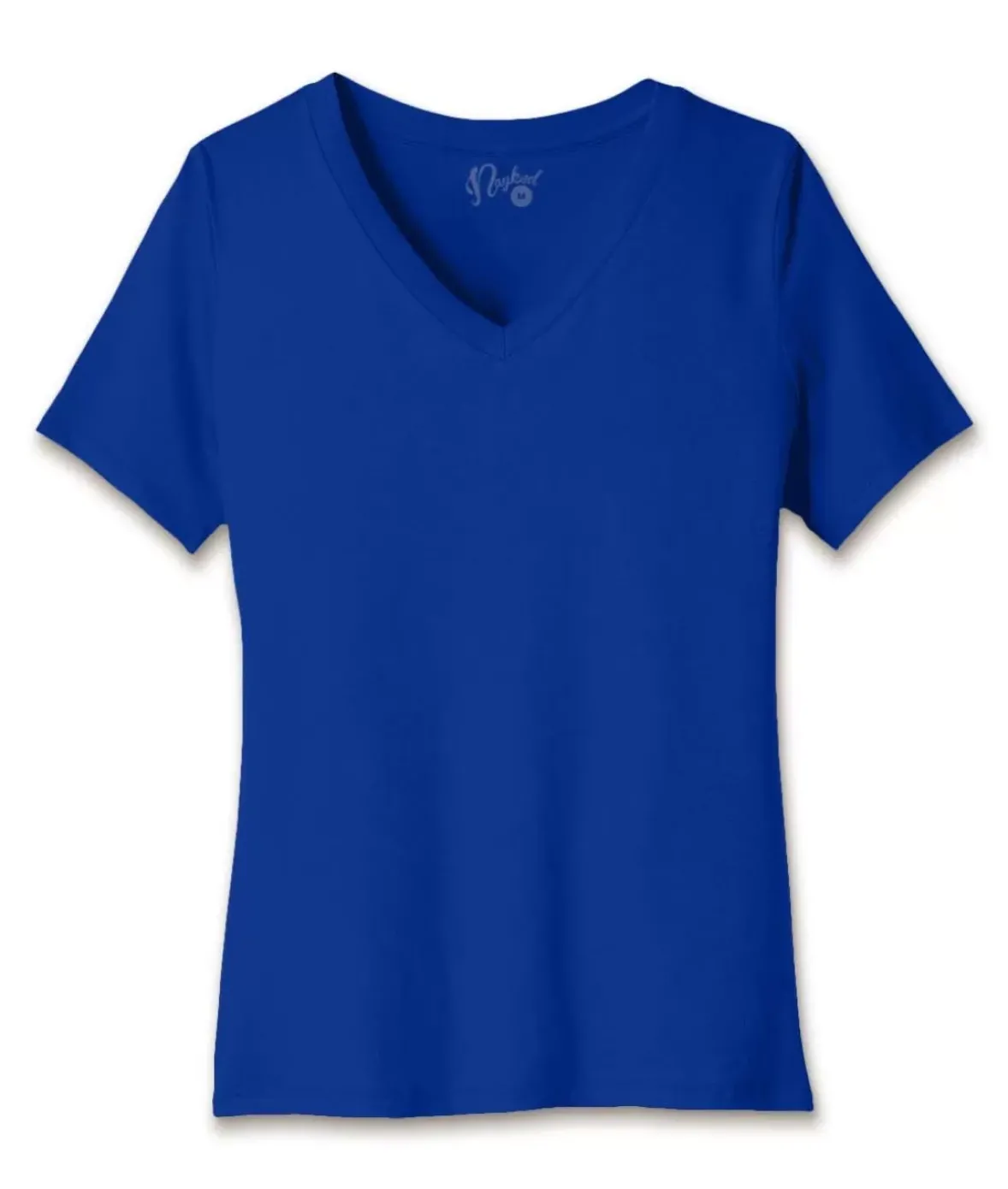 Nayked Apparel T-Shirts>Women'S Ridiculously Soft Relaxed Fit 100% Cotton V-Neck T-Shirt