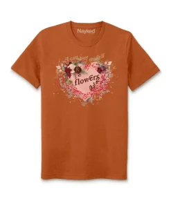 Nayked Apparel T-Shirts>Women'S Ridiculously Soft Oversized Sueded Graphic T-Shirt | I Can Buy Myself Flowers