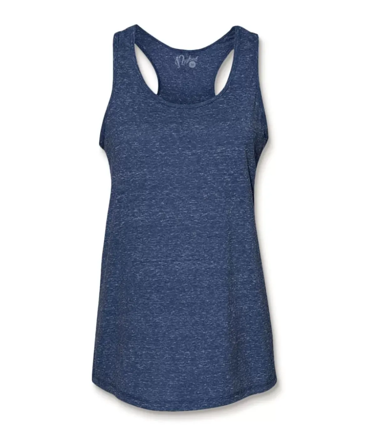 Nayked Apparel Athleisure>Women'S Ridiculously Soft Snow Heather Racerback Tank Top