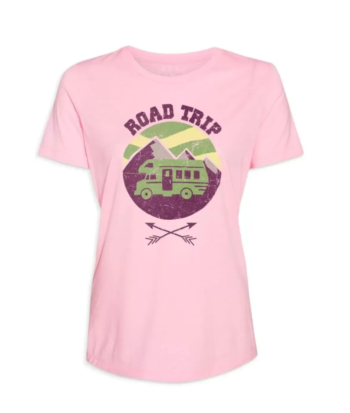 Nayked Apparel Tops>Women'S Ridiculously Soft Graphic Tee | Road Trip