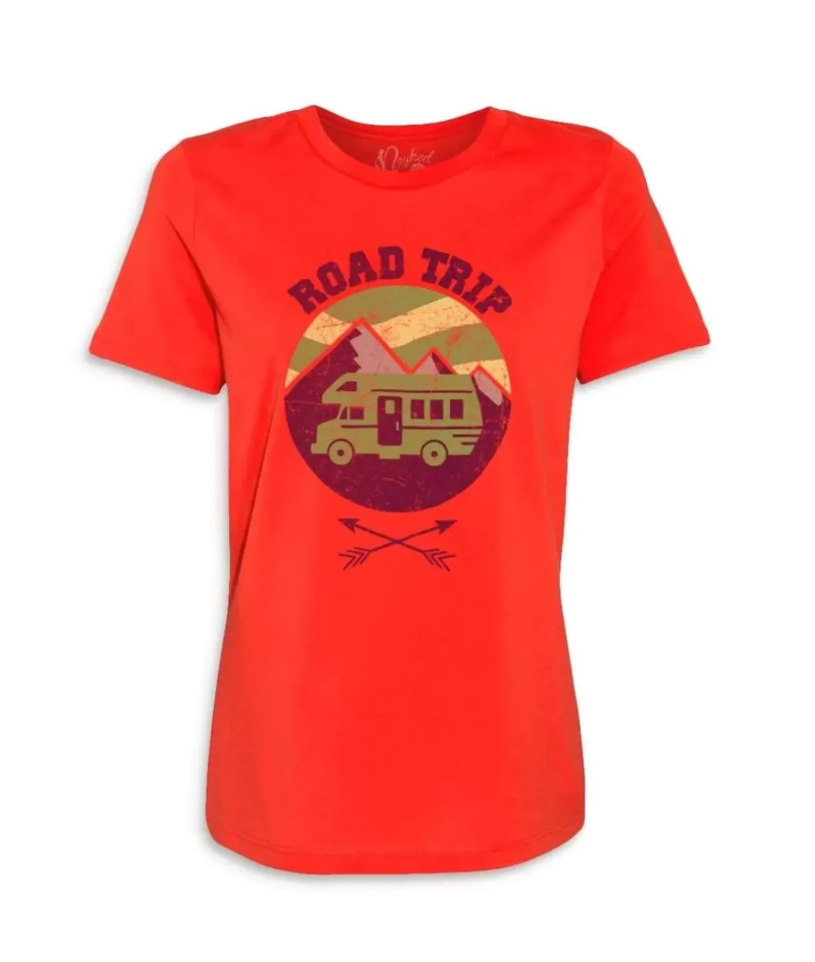 Nayked Apparel Tops>Women'S Ridiculously Soft Graphic Tee | Road Trip