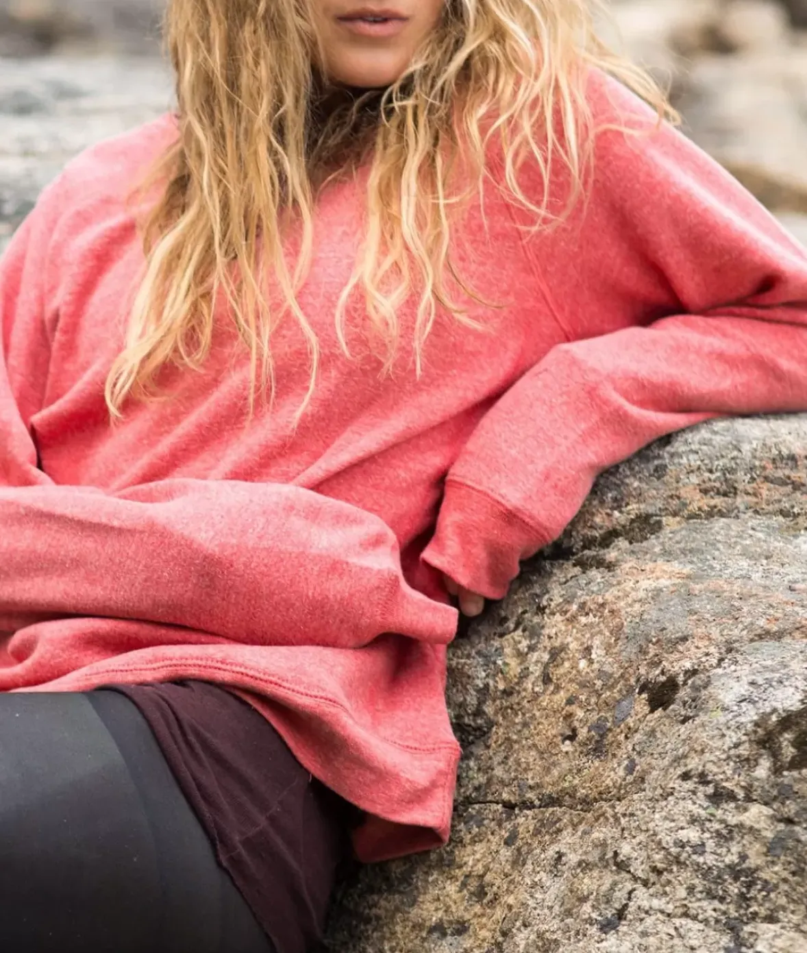 Nayked Apparel Hoodies & Sweatshirts>Women'S Ridiculously Soft Boyfriend Raglan Pullover