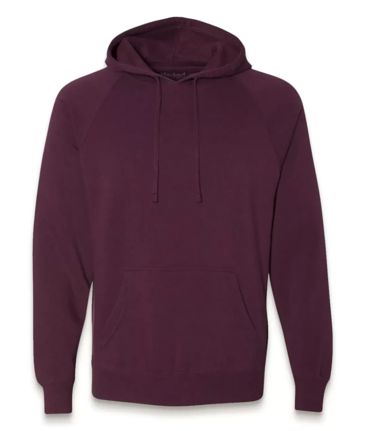 Nayked Apparel Tops>Women'S Ridiculously Soft Boyfriend Raglan Sleeve Hooded Pullover Sweatshirt