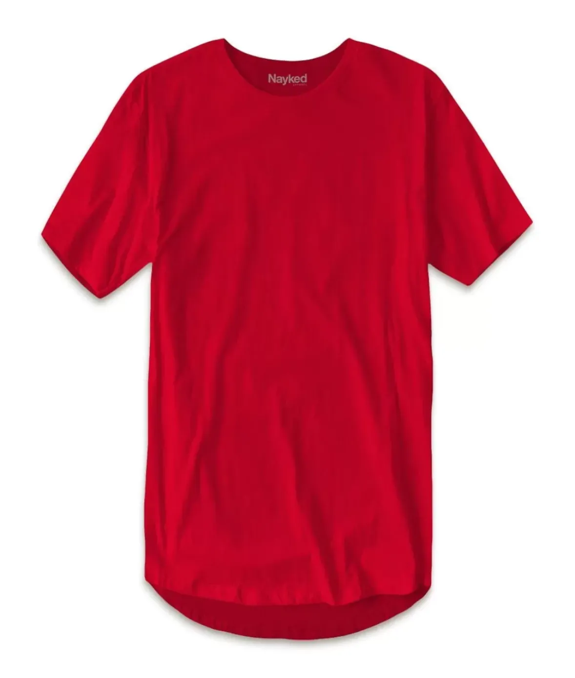 Nayked Apparel Tops>Women'S Ridiculously Soft Oversized Curved Hem Long Tee